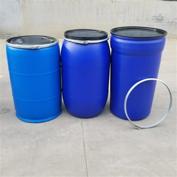 新利200升法兰桶供应200L大口塑料桶