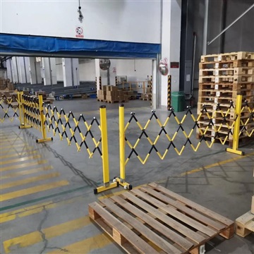 推拉伸缩护栏，基坑可移动护栏，绝缘体玻璃杆隔离栅