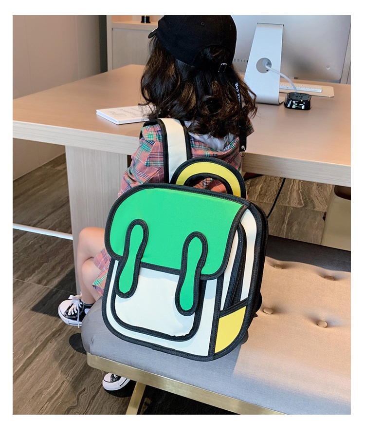 2022新款定制早教包减负护脊学生书包加LOGO