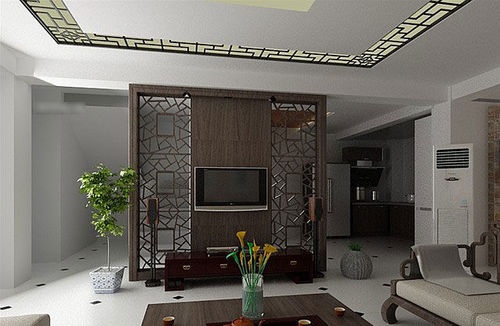 天津墙绘电视背景墙画