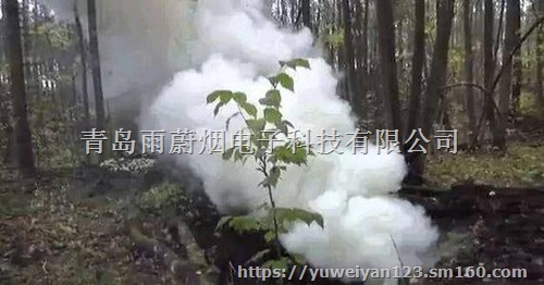 消防演练用烟雾罐 白色发烟罐搜救训练演习用黑色烟幕