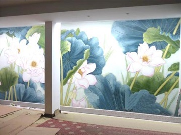 天津小孩子儿童房墙体绘画