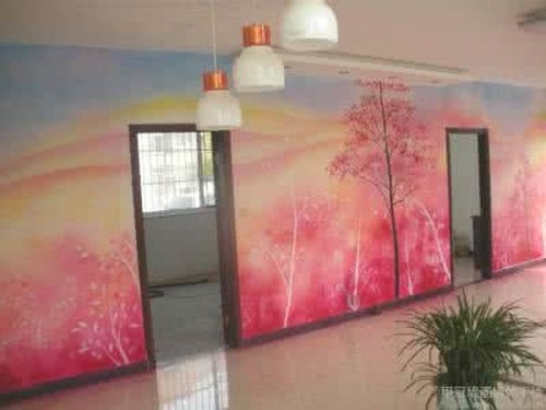 天津家装彩绘墙画