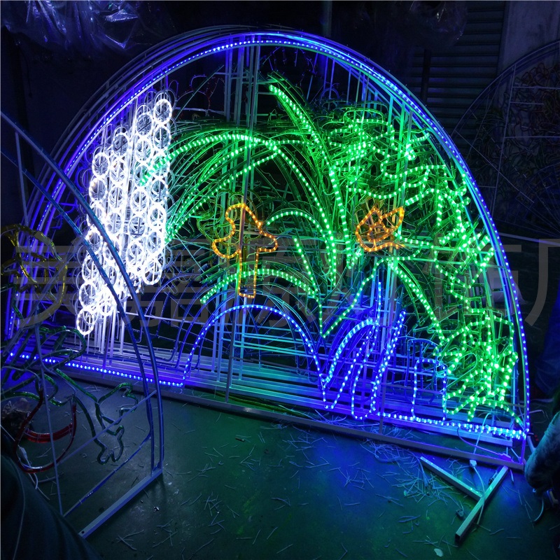 LED节日装饰彩灯-元宵节互动彩灯-LED过街灯