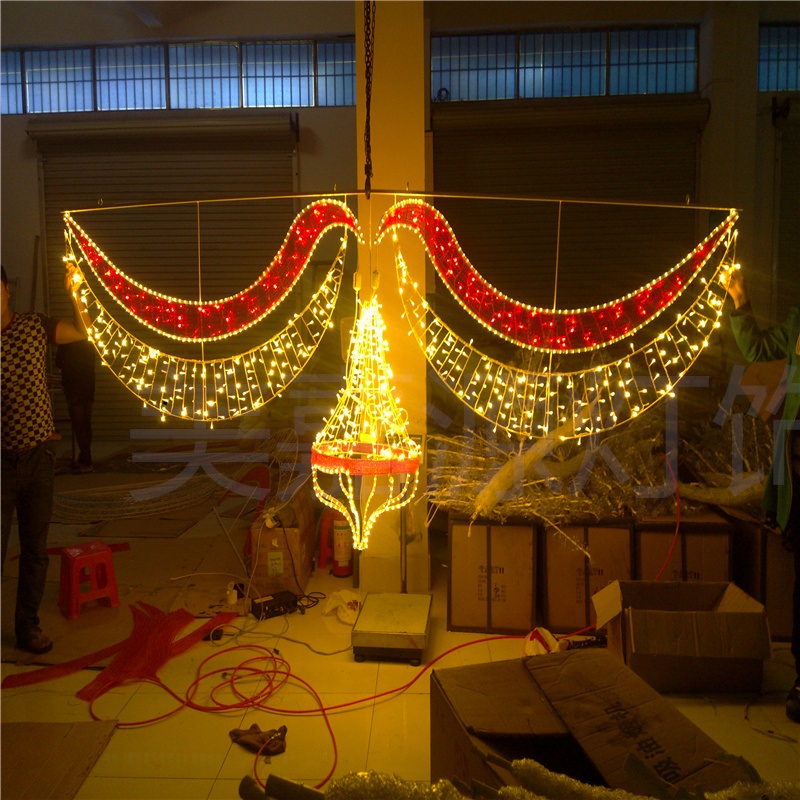 春节步行街用的彩灯-景区晚上用的彩灯-亮化工程彩灯