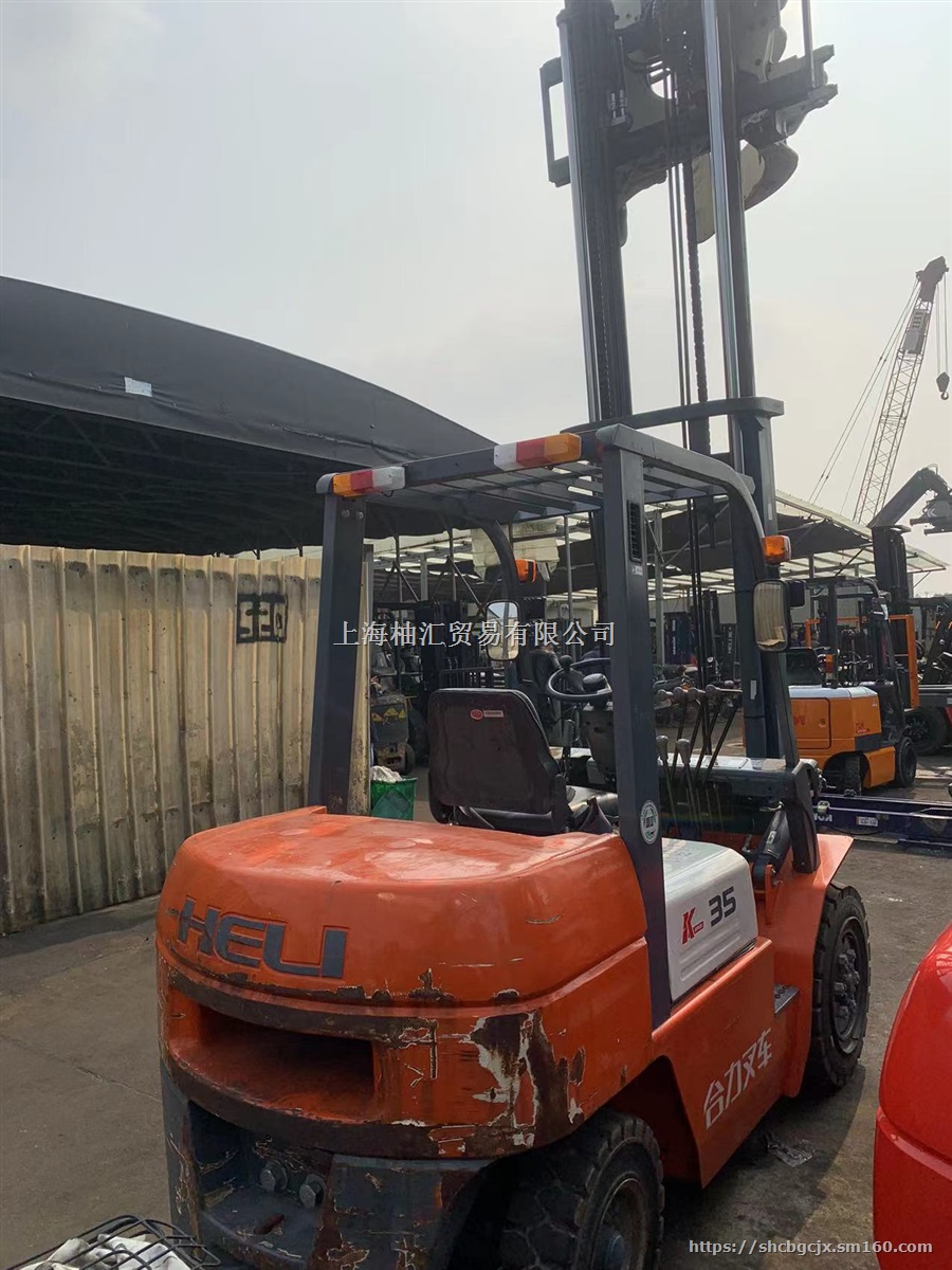 合力3.5吨燃油叉车 原厂合力配卡斯卡特圆抱夹叉车