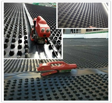 浙江嘉兴地下室滤水板屋顶绿化排水板