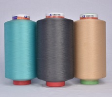 提花割绒超柔沙发面料用涤纶色丝FDY/DTY