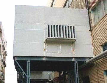 空调机组降噪工程大型空调隔音罩安装排风口消音方案