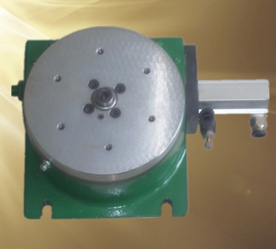 精密铣床分度盘 旋转台分度头卧式分度盘配卡盘铣床