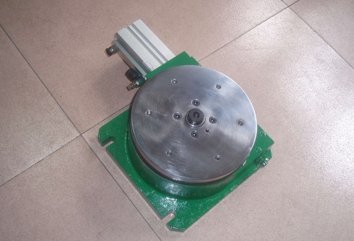 精密铣床分度盘 旋转台分度头卧式分度盘配卡盘铣床