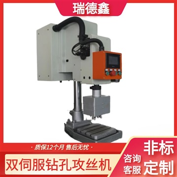 电机马达压铸壳体多轴双伺服钻孔攻丝两用机