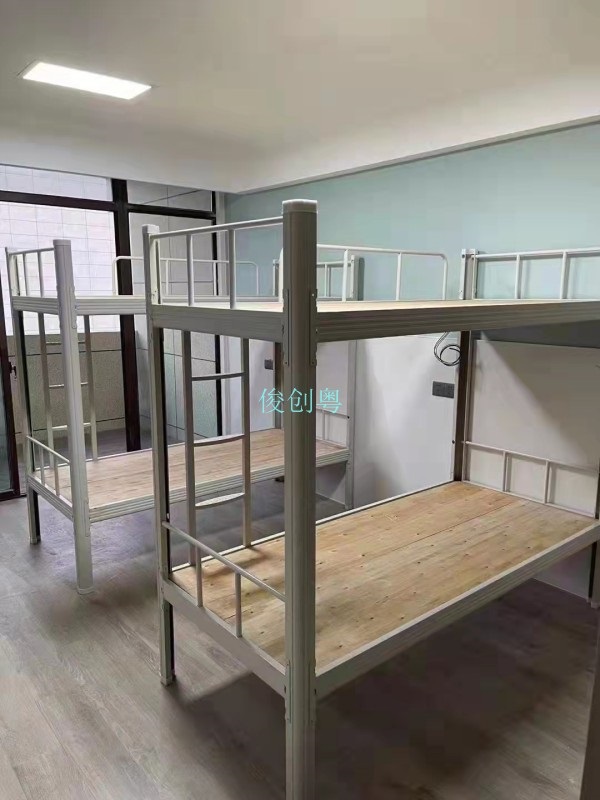 广东工地双层床工厂批发不锈钢上下床厂家不绣钢床架