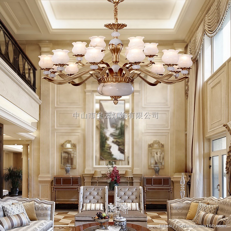 进口西班牙云石灯 天然云石灯 欧式云石灯定制