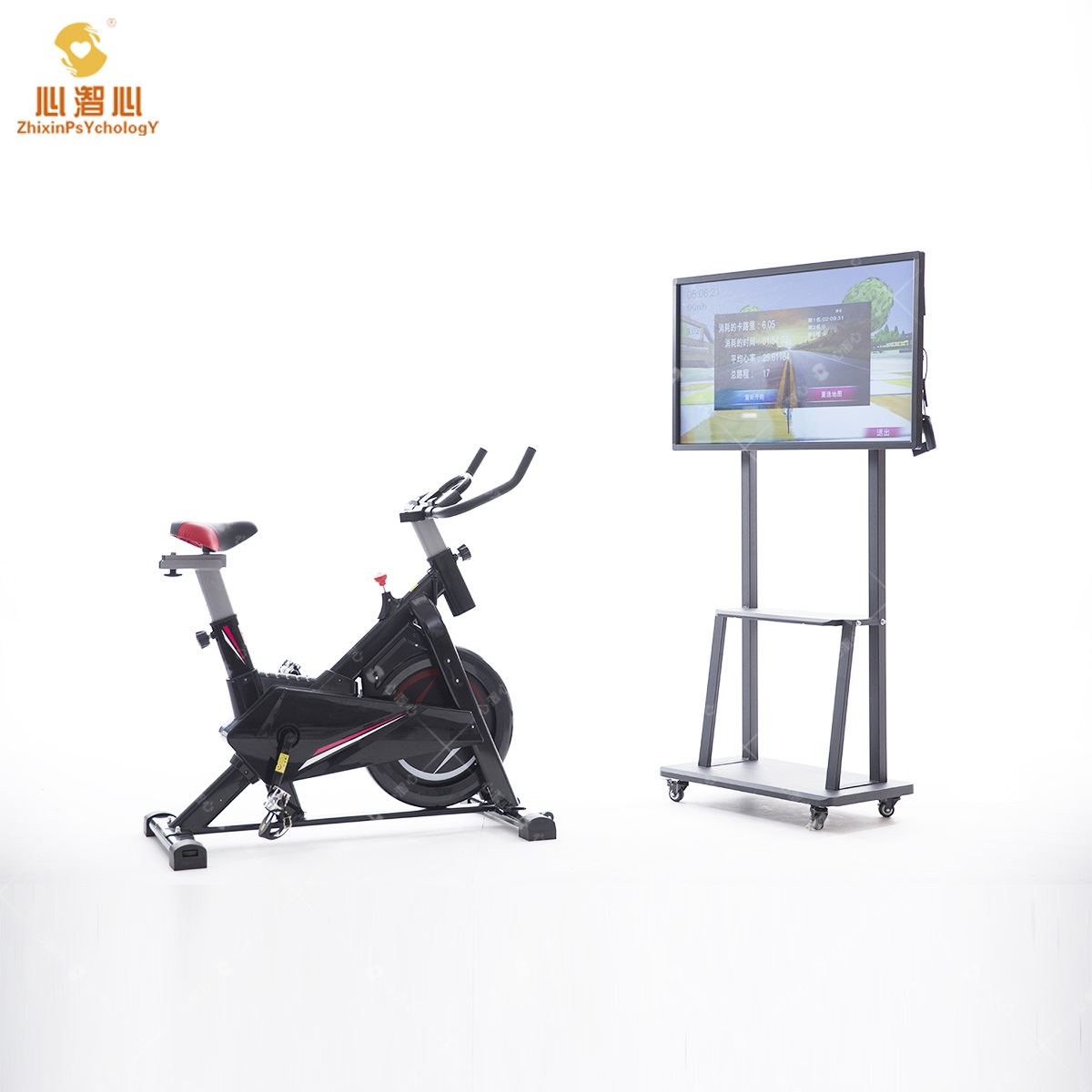 心潪心 vr心理运动单车 智能情绪发泄设备 运动