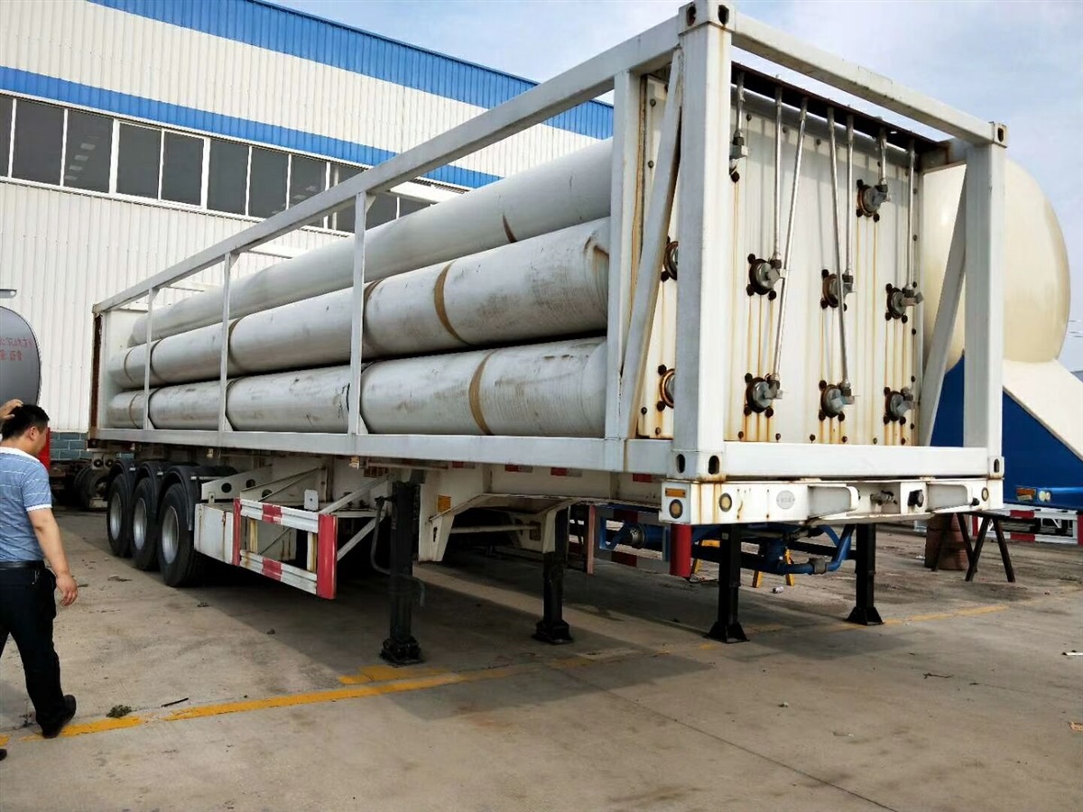 回收压缩天然气运输车   CNG管束集装箱