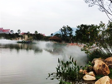 公园景观人造雾森|公园人造冷雾|公园喷雾造景降温