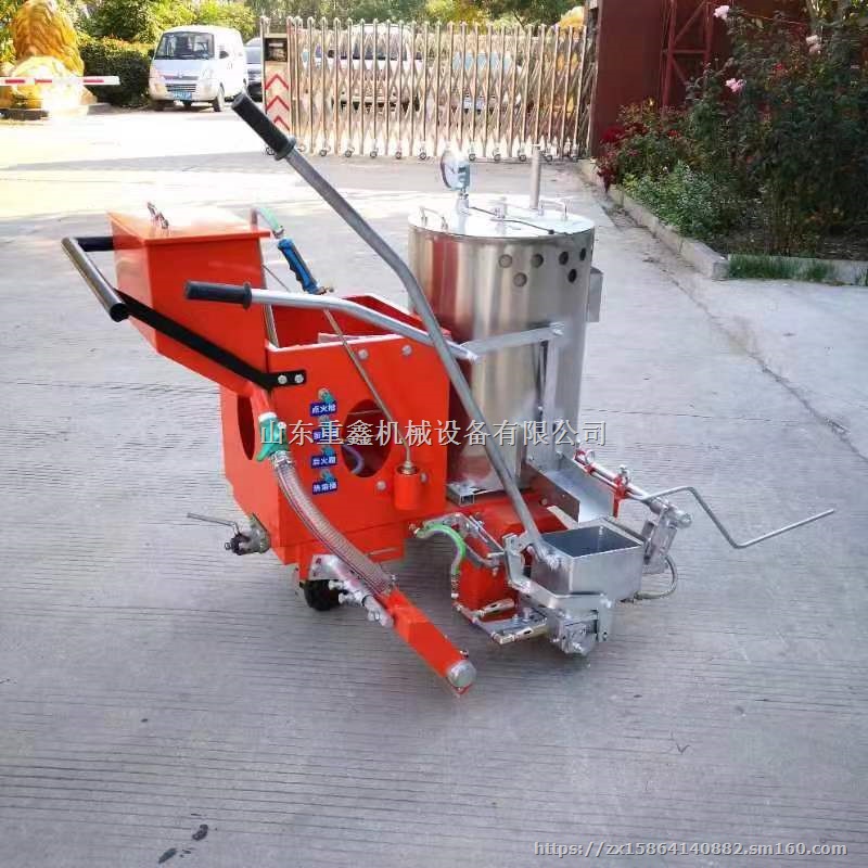 手推式热熔划线机 划线小推车 热熔划线一体机