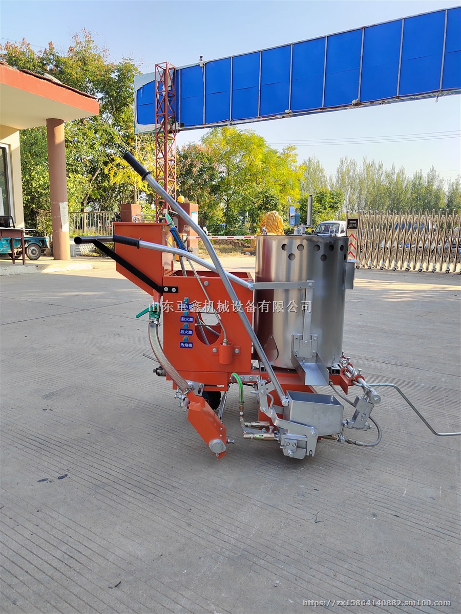 手推式热熔划线机 划线小推车 热熔划线一体机