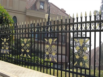 农家乐小院围墙栅栏照片 增城民宿小花园围栏