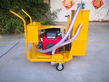 吸尘式开槽机 大功率开槽机 路面大吸力吸土开槽机