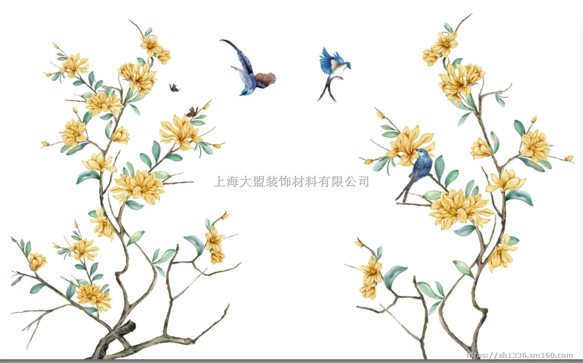 23新品大盟水移画TJ126.2 家具水转印贴花