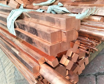 大拓铜材供应紫铜红铜T2工业纯铜激光切割定制电线制