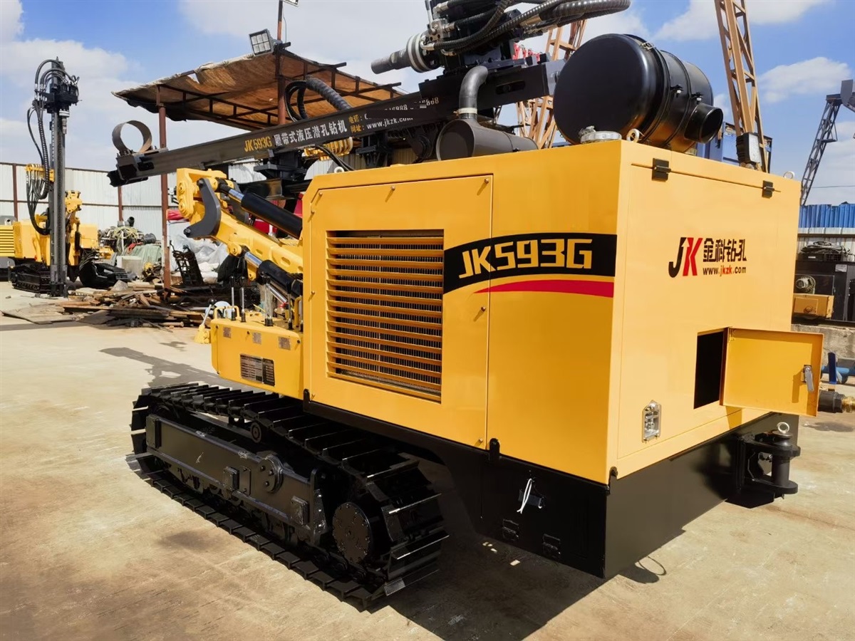 金科JK593G太阳能光伏大孔径履带式液压潜孔钻机