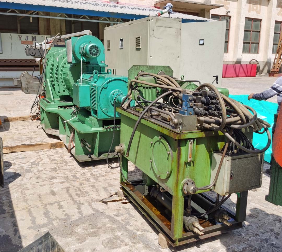 售二手铜材连续挤压机400型,日月2013年产,新