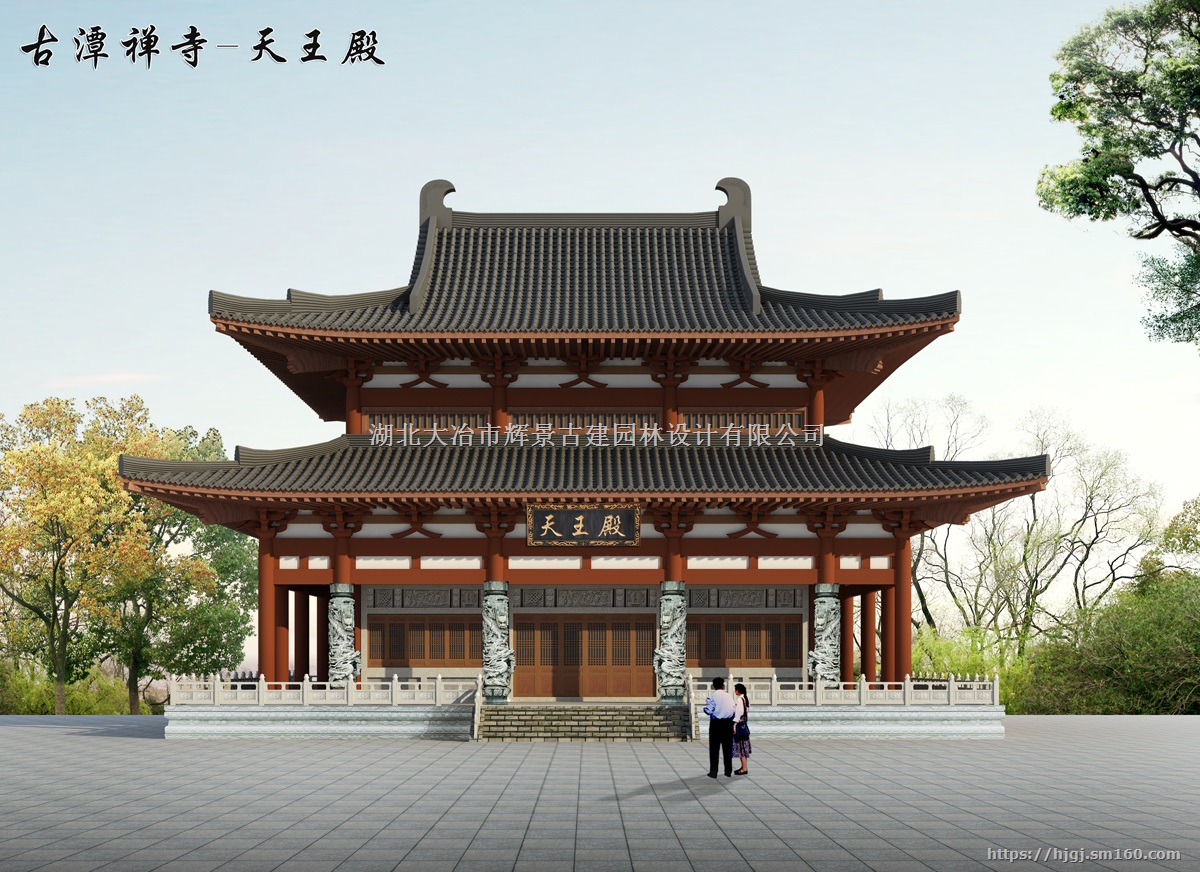 寺庙设计效果图_寺庙规划设计_寺庙施工图设计_