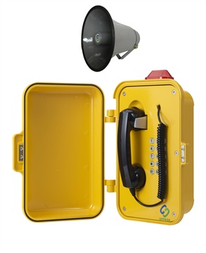 船运码头防水防尘电话机，矿洞扩音广播模拟对讲电话