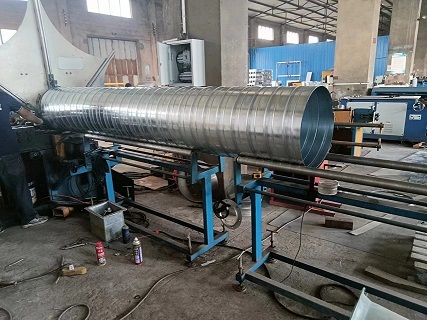 芜湖螺旋风管加工厂,芜湖焊接风管,角铁法兰风管加工