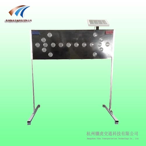 道路施工太阳能导向灯牌，双向箭头导向灯 交通设施厂