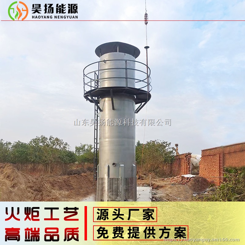 内燃式沼气火炬 沼气火炬燃烧装置 养殖场火炬