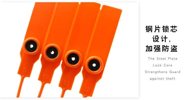 汽车门锁塑料封条铅封卡扣