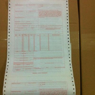 通用空运提单 6联空运提单纸 AirWaybill