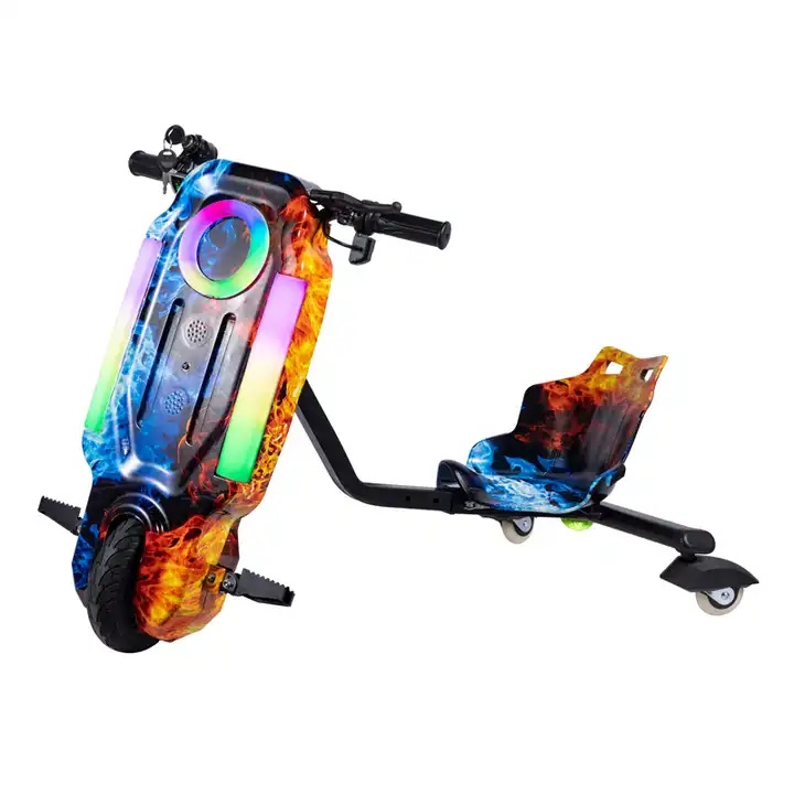 电动三轮漂移车广场出租儿童三挡调速可定时甩尾卡丁车