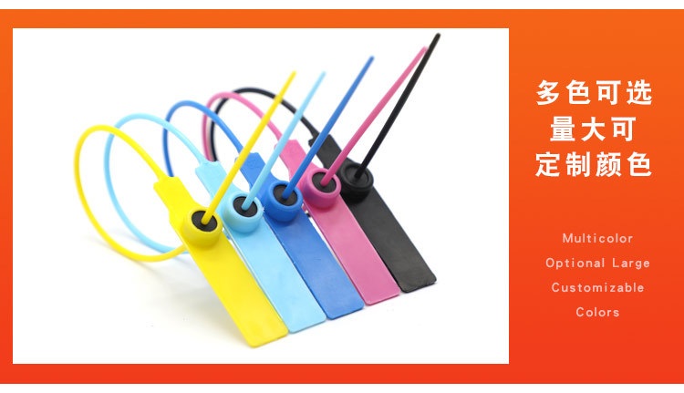 塑料封条煤矿井下刮板机上号牌铅封