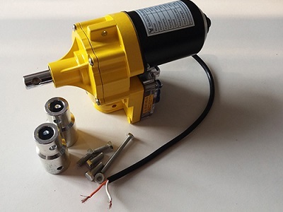 蔬菜大棚单轴电动卷膜器大功率大瓦数自动放风卷膜机防