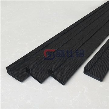 碳纤维U型L型管开模定做 异形碳纤维管定制生产