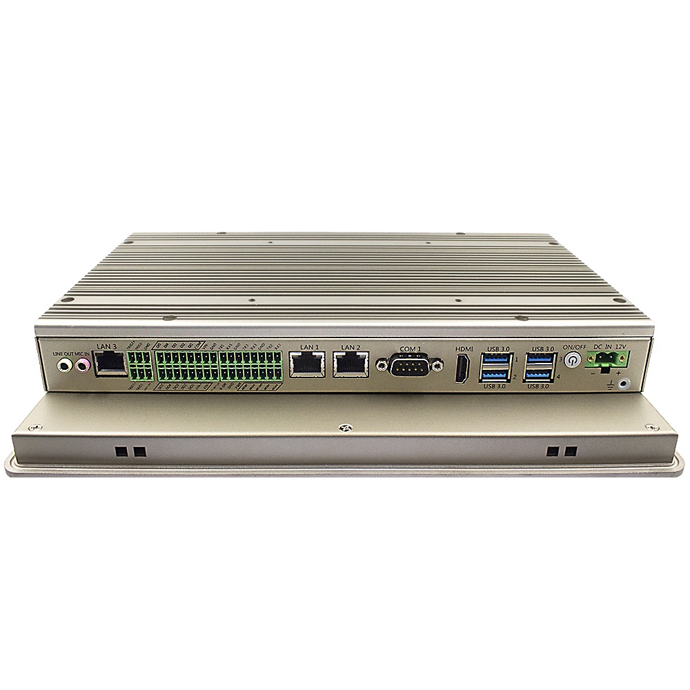 深蓝宇12.1寸工控一体机无风扇设计嵌入式平板电脑