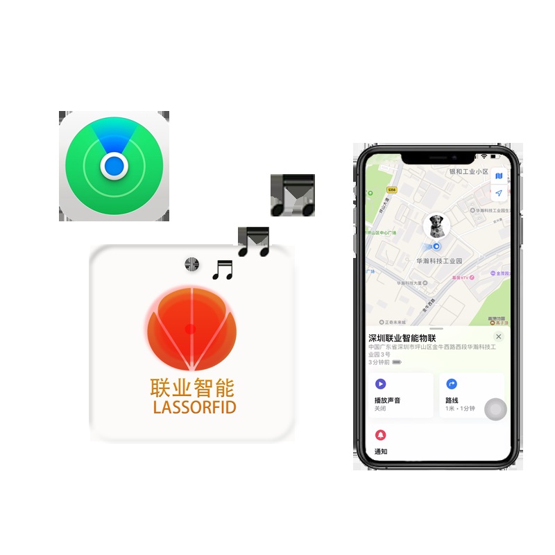 FIND My宠物牌卡丨联业FINDMY卡丨冷压卡