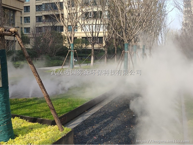 小区冷雾系统-雾造景降温加湿,为炎热的夏季带去清凉