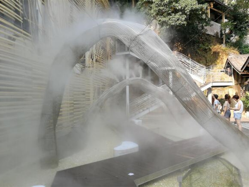 农家乐喷雾造景降温设备-营造舒适的就餐环境