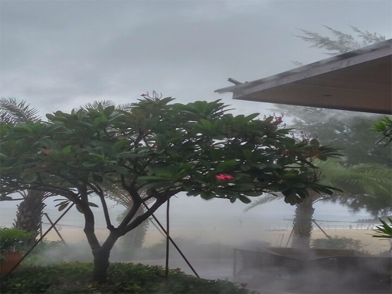 农家乐喷雾造景降温设备-营造舒适的就餐环境