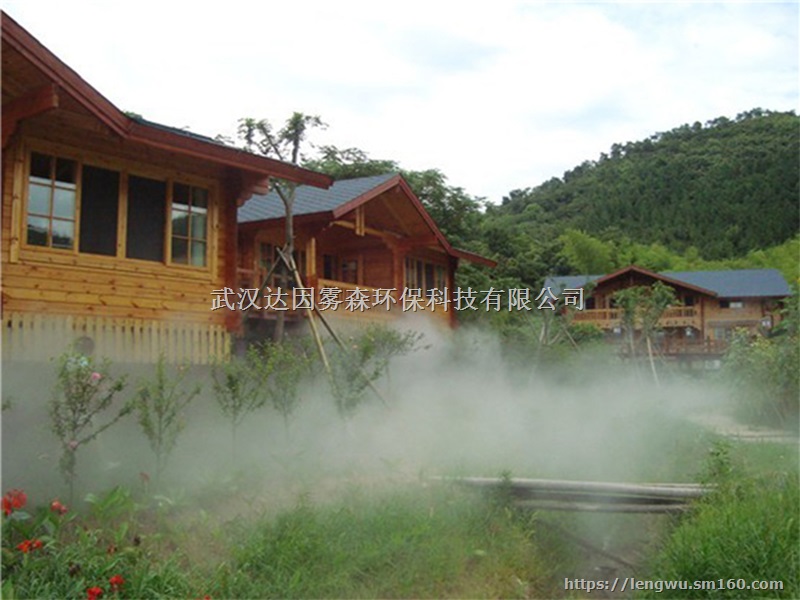 首创奥特莱斯喷雾降温造景 武汉雾森公司 达因雾森