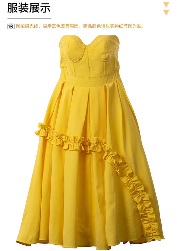 温碧霞代言IRENENA服装品牌露肩纯色礼服