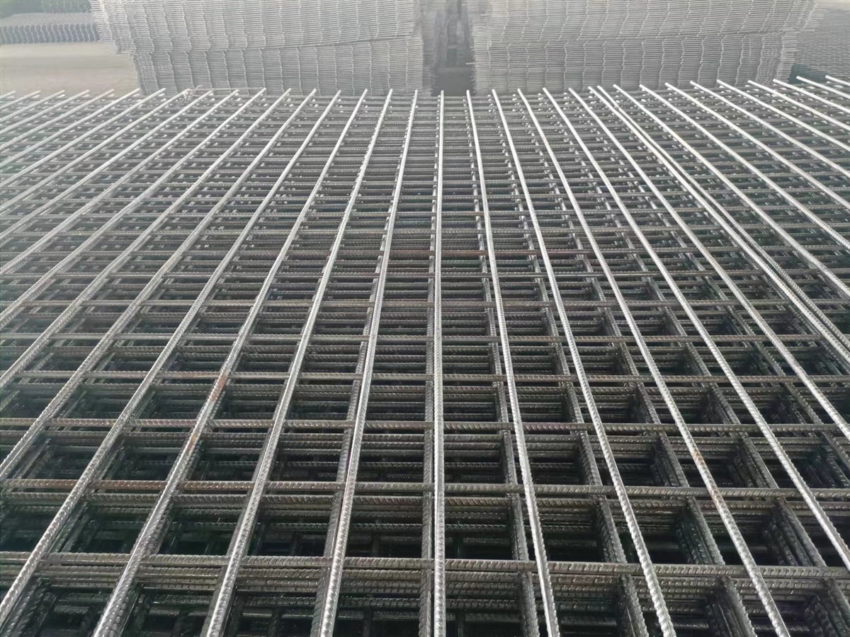 建筑工地钢筋网片施工钢丝建筑网片桥梁冷轧带肋螺纹钢