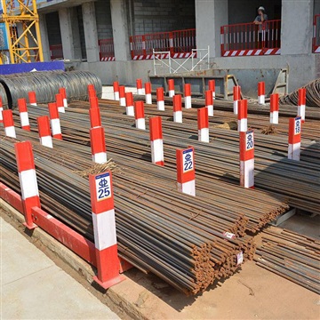 建筑工地钢筋放置架 原材料堆放架 定型化钢筋摆放架