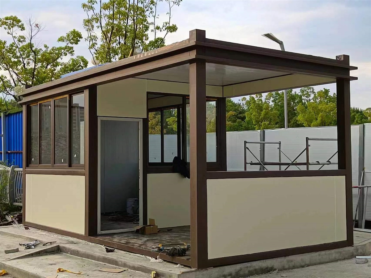 钢结构岗亭值班室治安亭成品厂家直销户外可移动岗亭